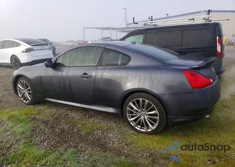 2009 Infiniti G37 Base z USA, uszkodzony, nr VIN JNKCV64E19M604474